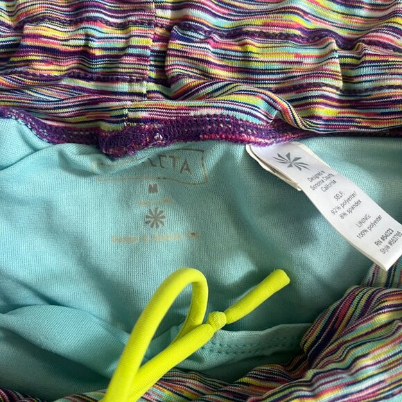 GUC Athleta multi-color fully lined swimshort - size MEDIUM - Picture 4 of 4